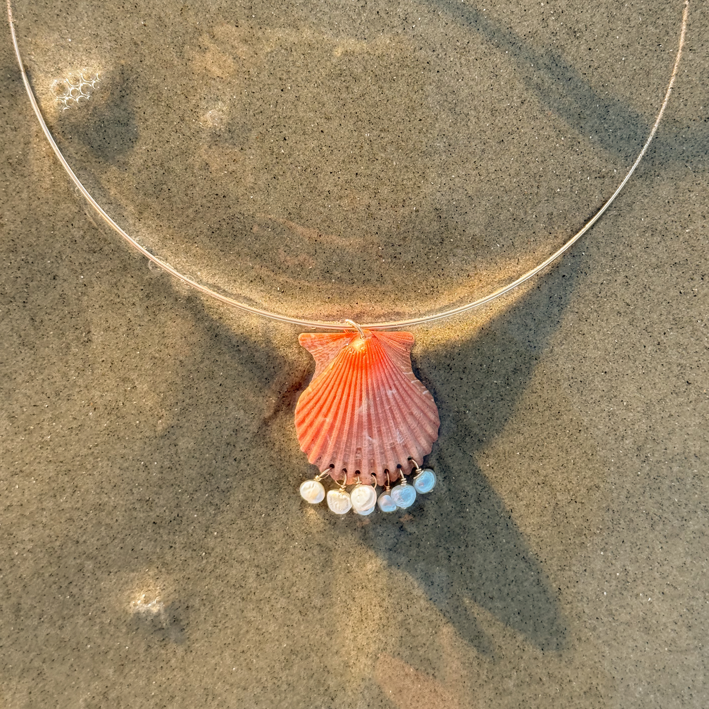 The Francesca Statement Shell Necklace