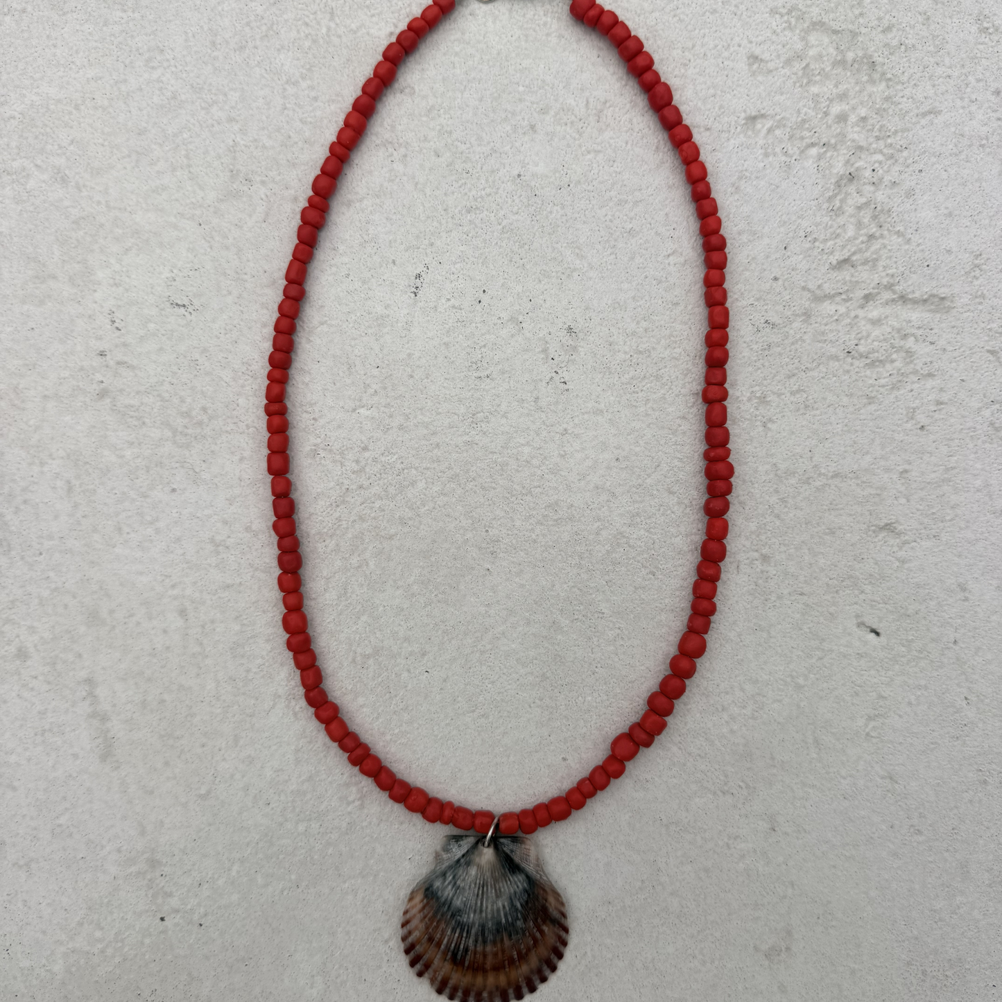 The Rose Beaded Statement Shell Necklace