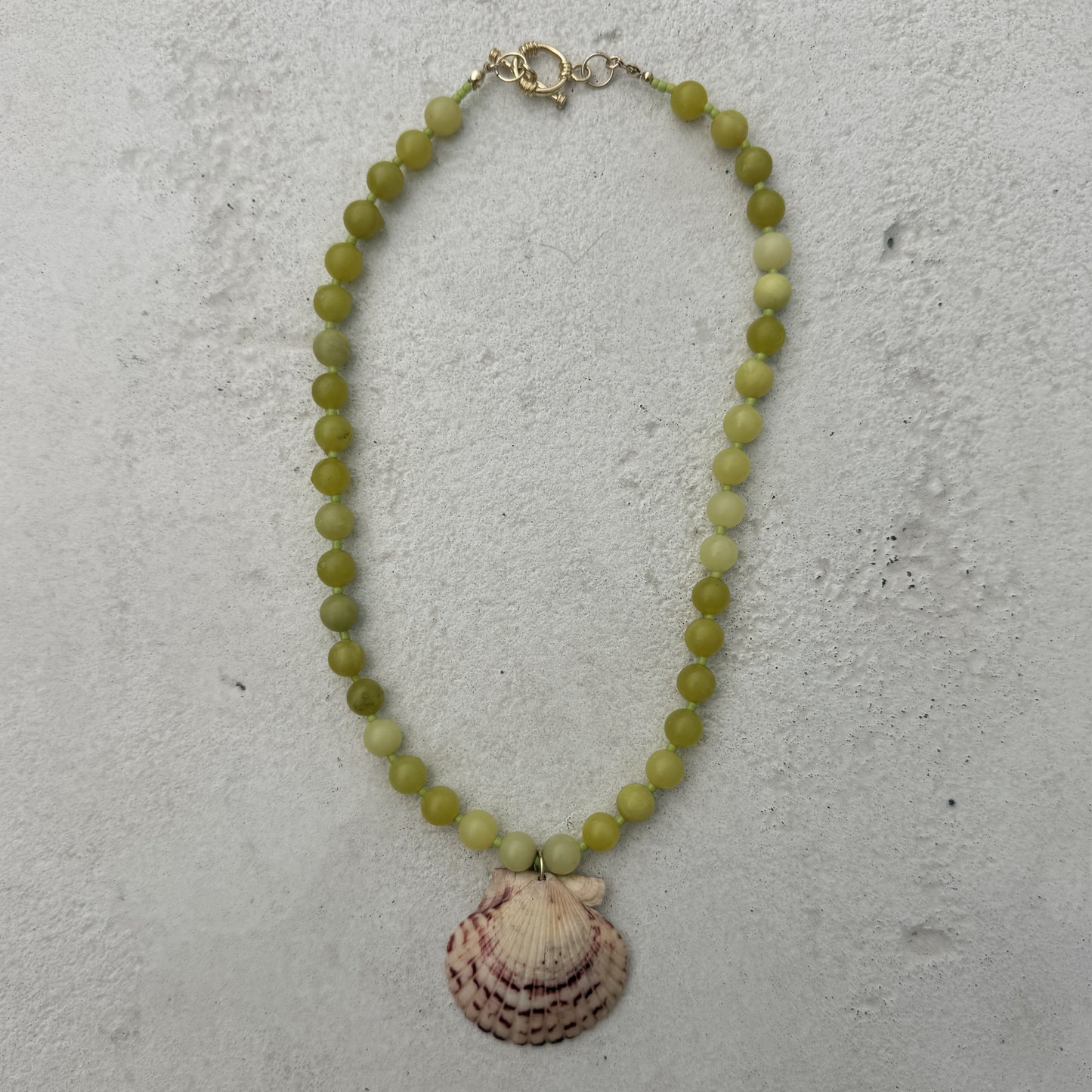 The Dani Beaded Statement Shell Necklace