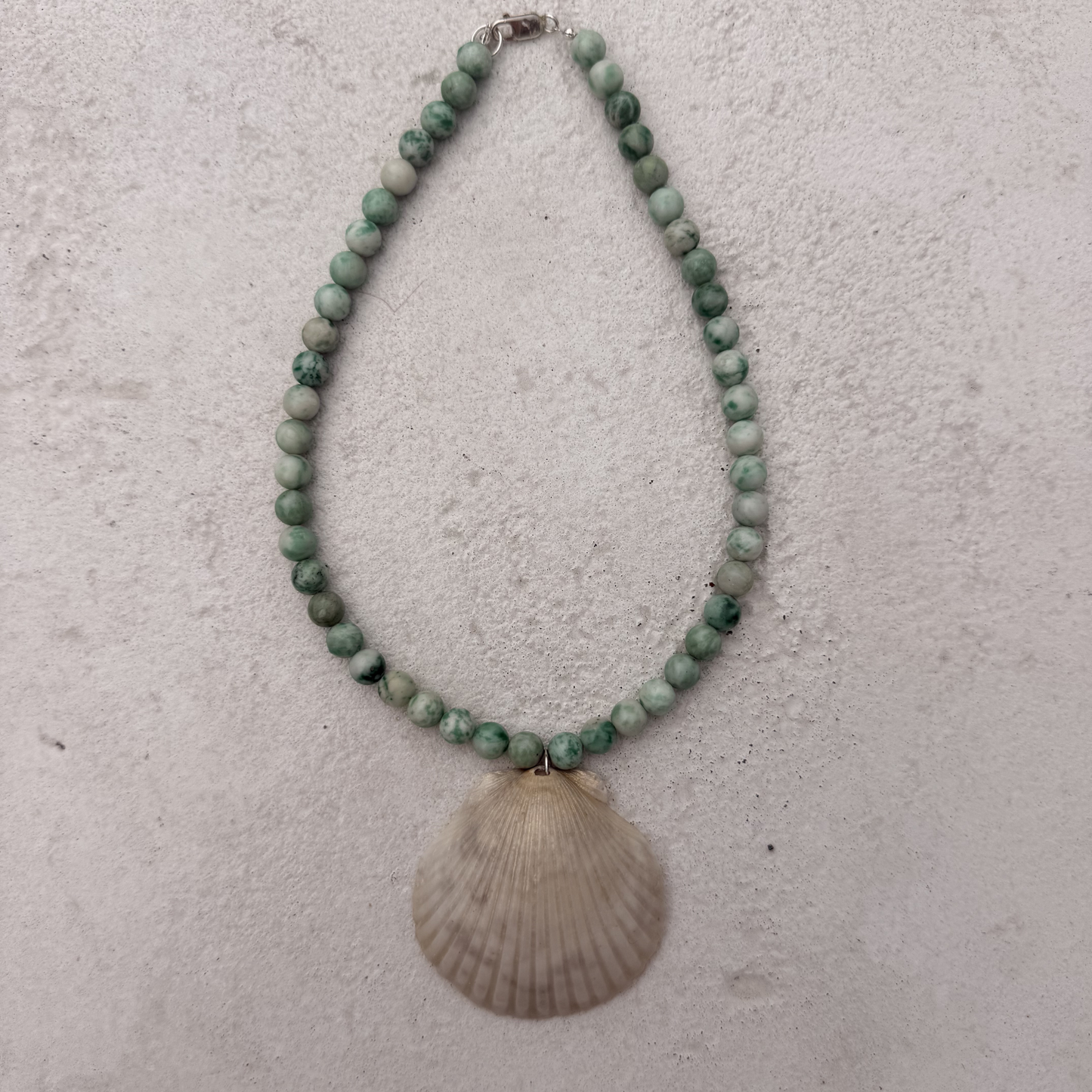 The Alexandra Beaded Statement Shell Necklace