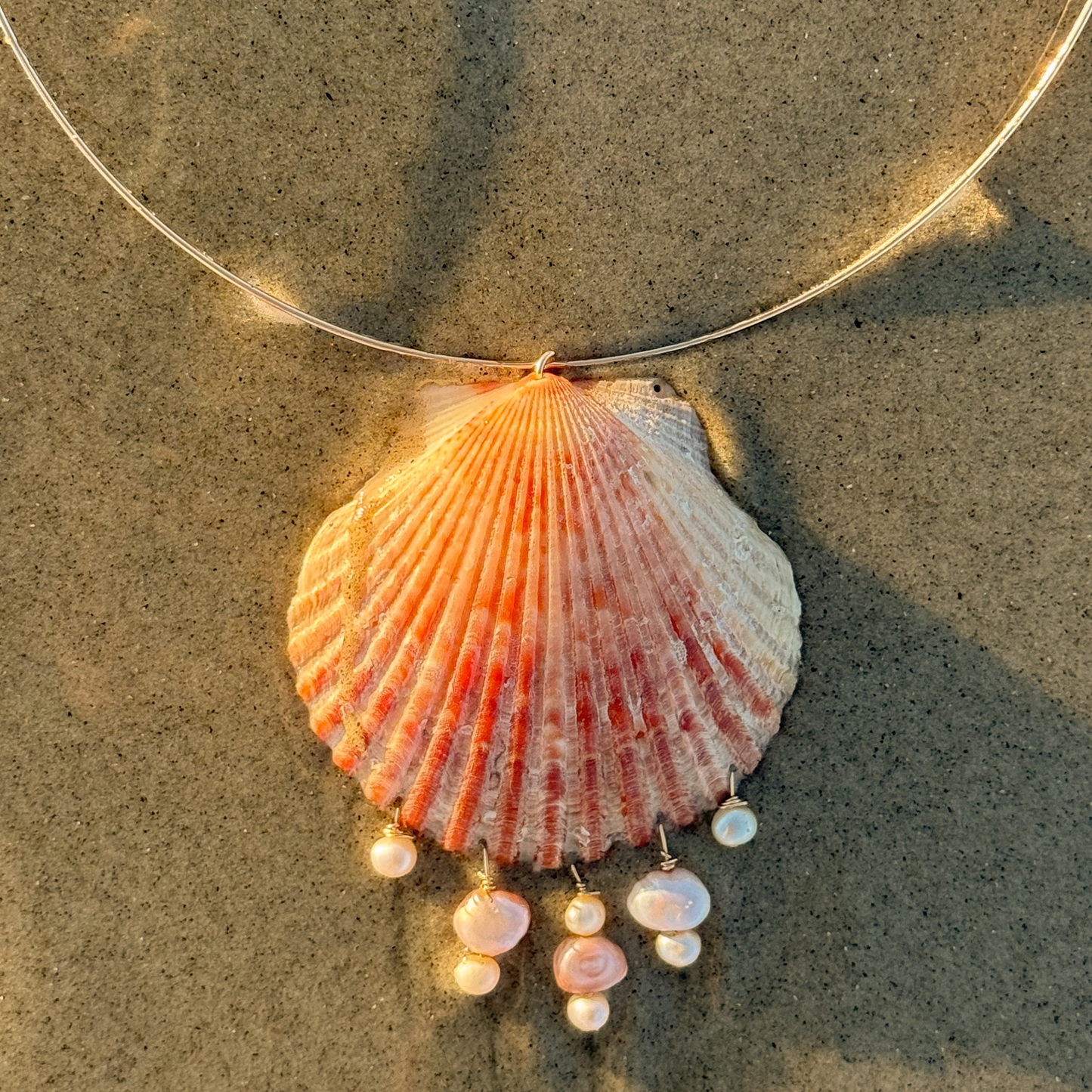 The Ashley Statement Shell Necklace