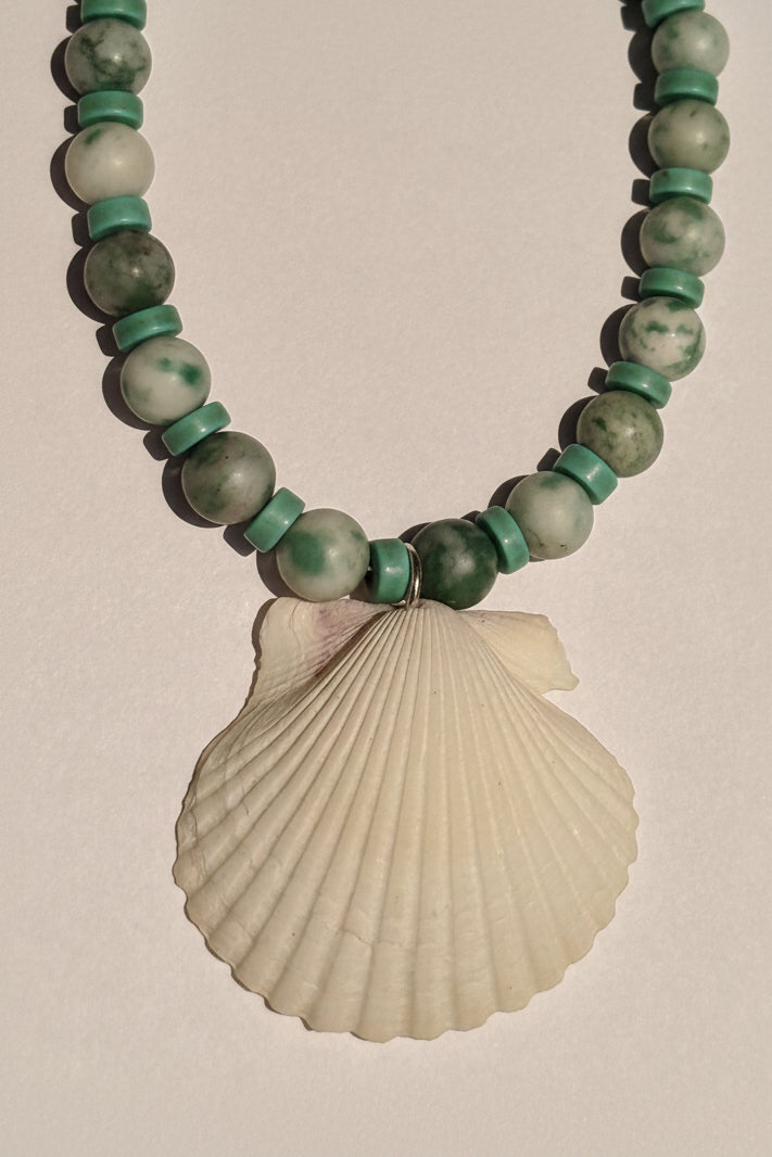 The Abigail Beaded Shell Necklace