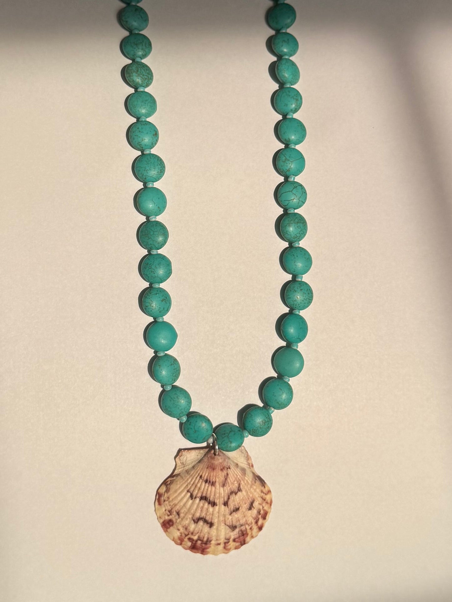 The Gabriella Beaded Shell Necklace