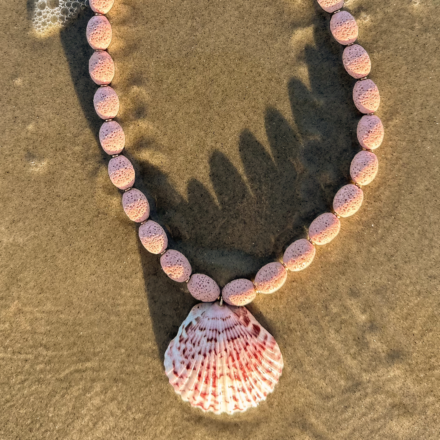 The Haile Beaded Shell Necklace