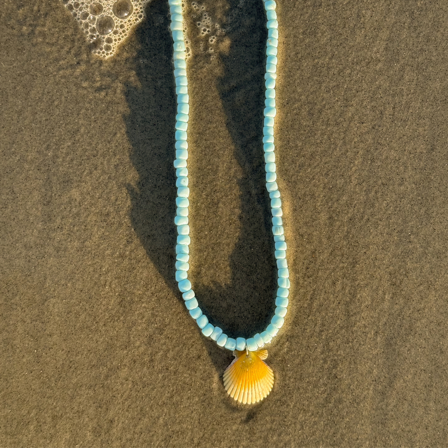 The Jessie Beaded Shell Necklace