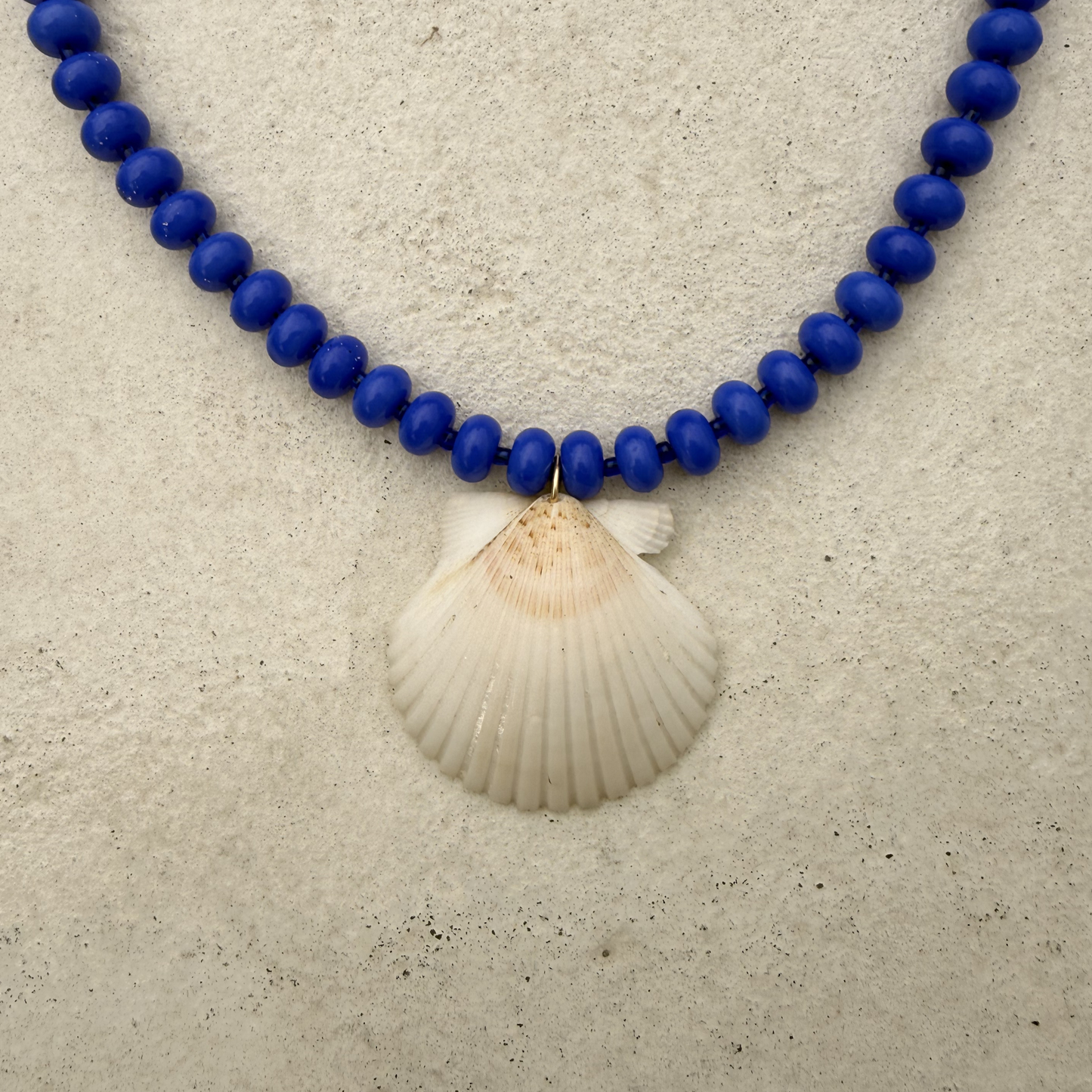 The Sabrina Beaded Statement Shell Necklace
