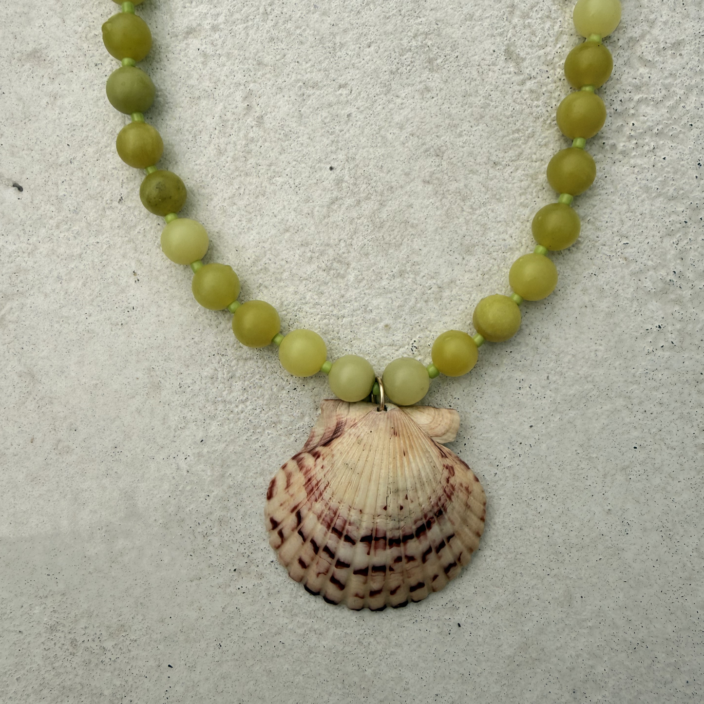 The Dani Beaded Statement Shell Necklace
