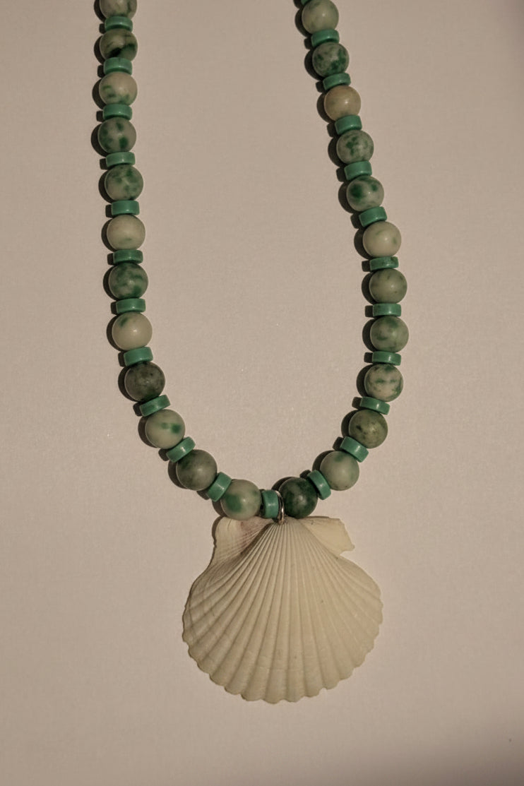 The Abigail Beaded Shell Necklace