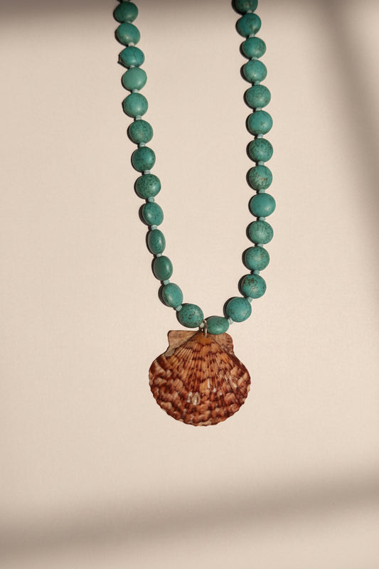The Susanne Beaded Shell Necklace
